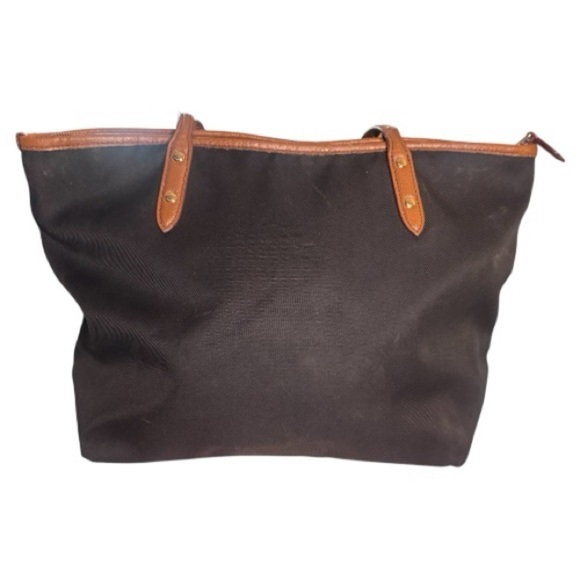 Coach Black and Tan Women's Tote Bag - Picture 4 of 6